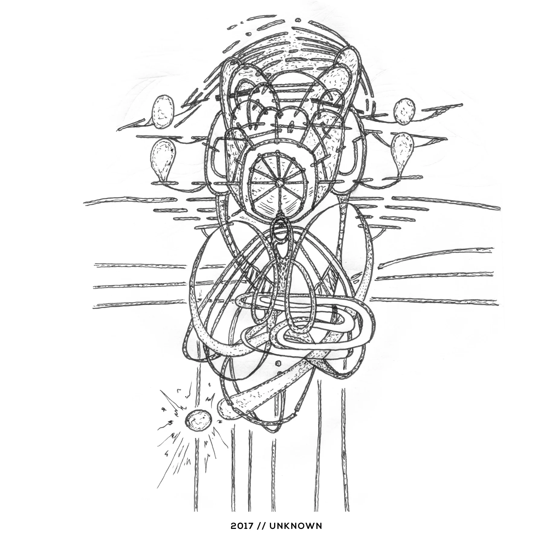 Ink drawing — untitled