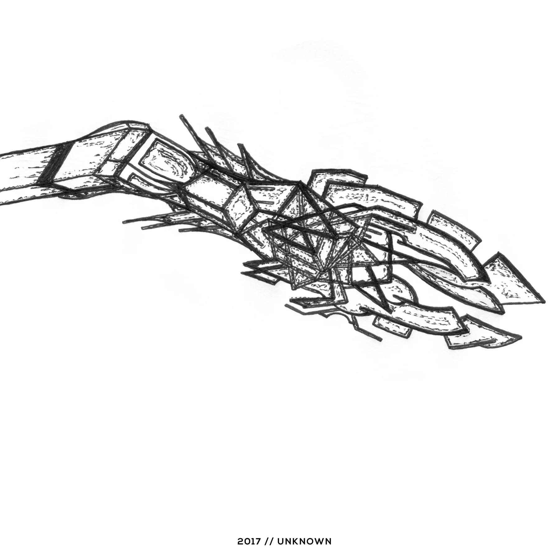 Ink drawing — untitled