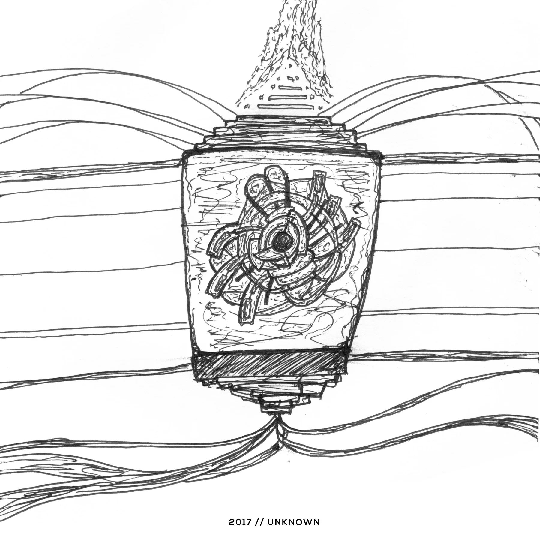 Ink drawing — untitled