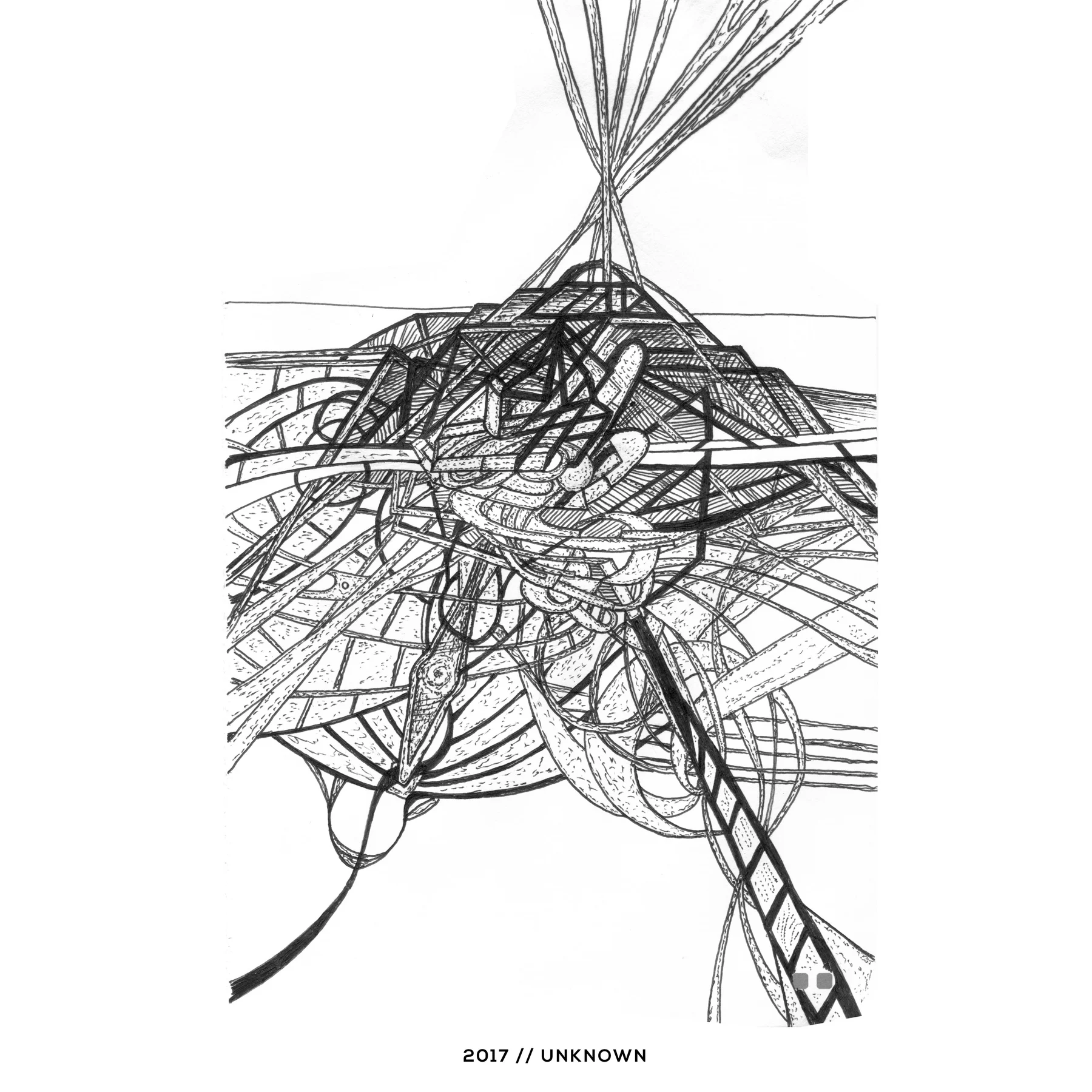 Ink drawing — untitled